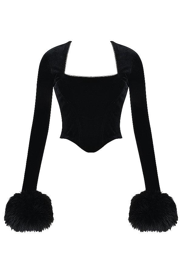 CORSET EN VELOURS MALU