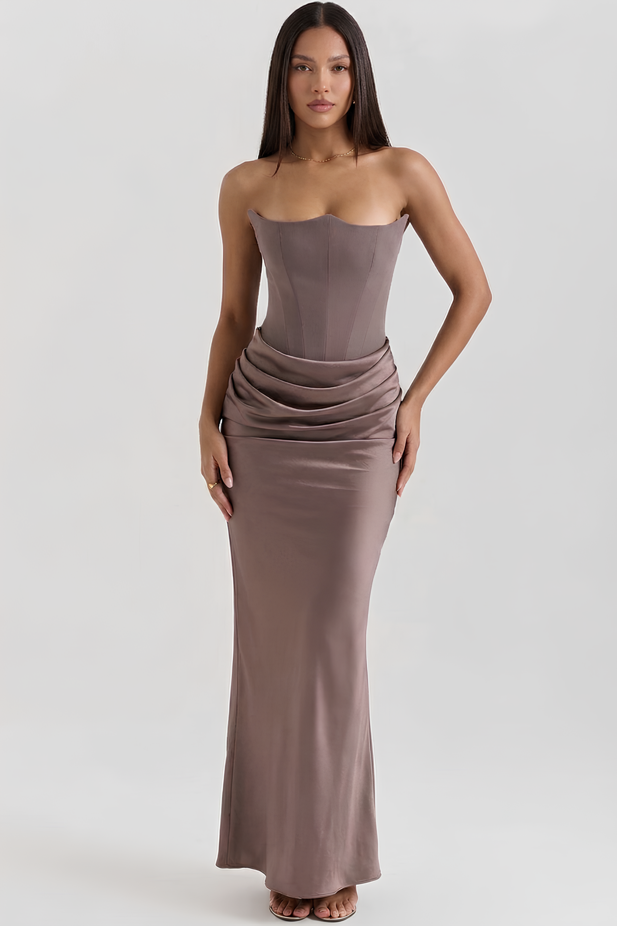 Robe longue gainante Lilly