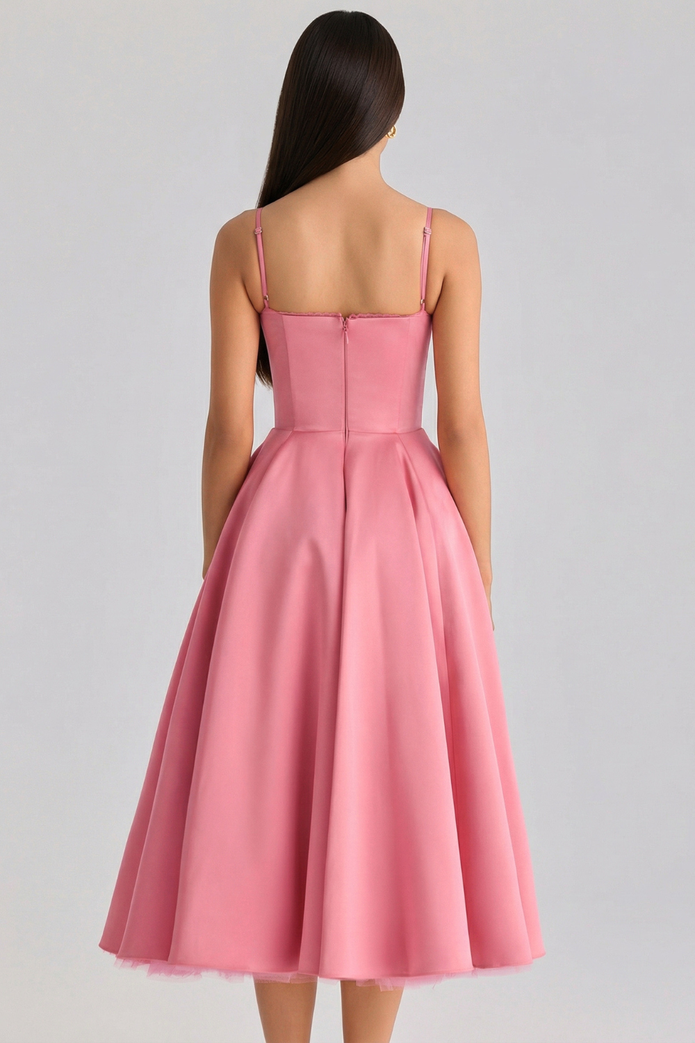 Robe mi-longue Cloe - Double épaisseur