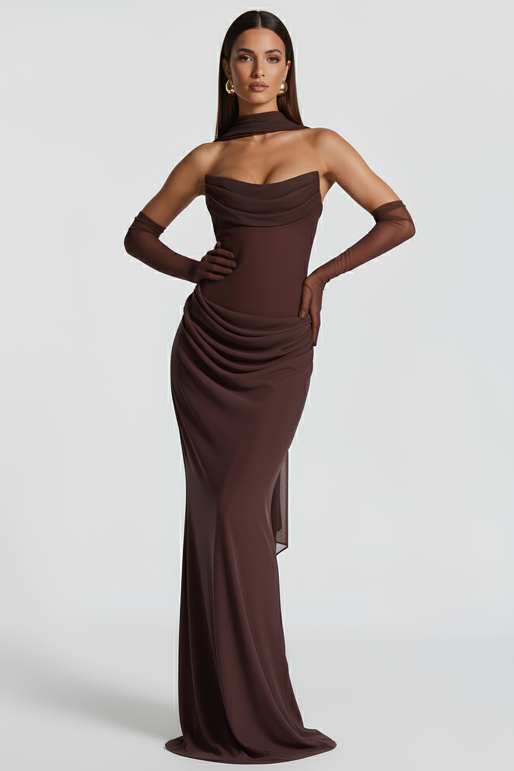 Robe bustier longue Alessia
