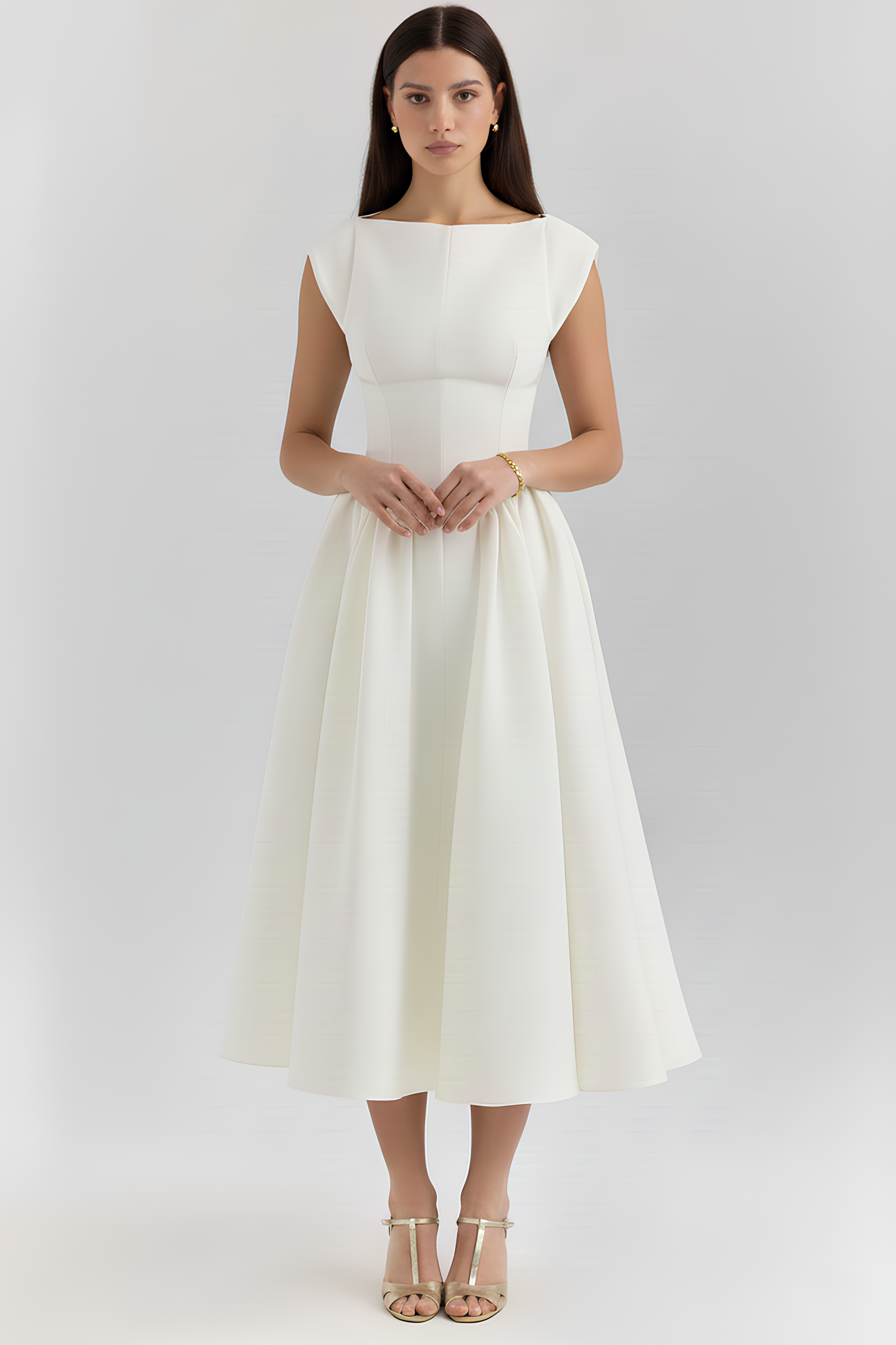 Robe mi-longue Agnès