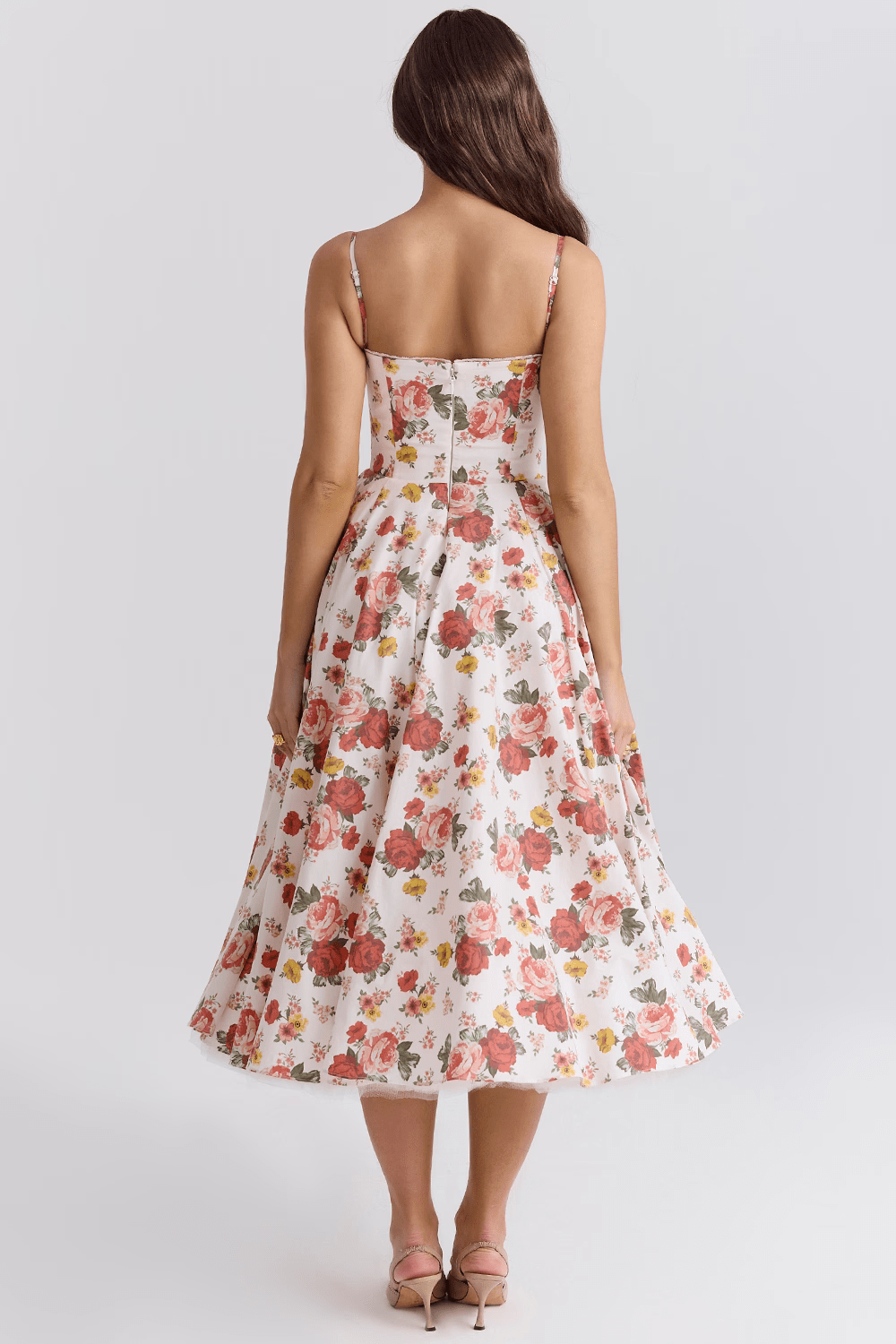 Robe mi-longue Cloe - Double épaisseur