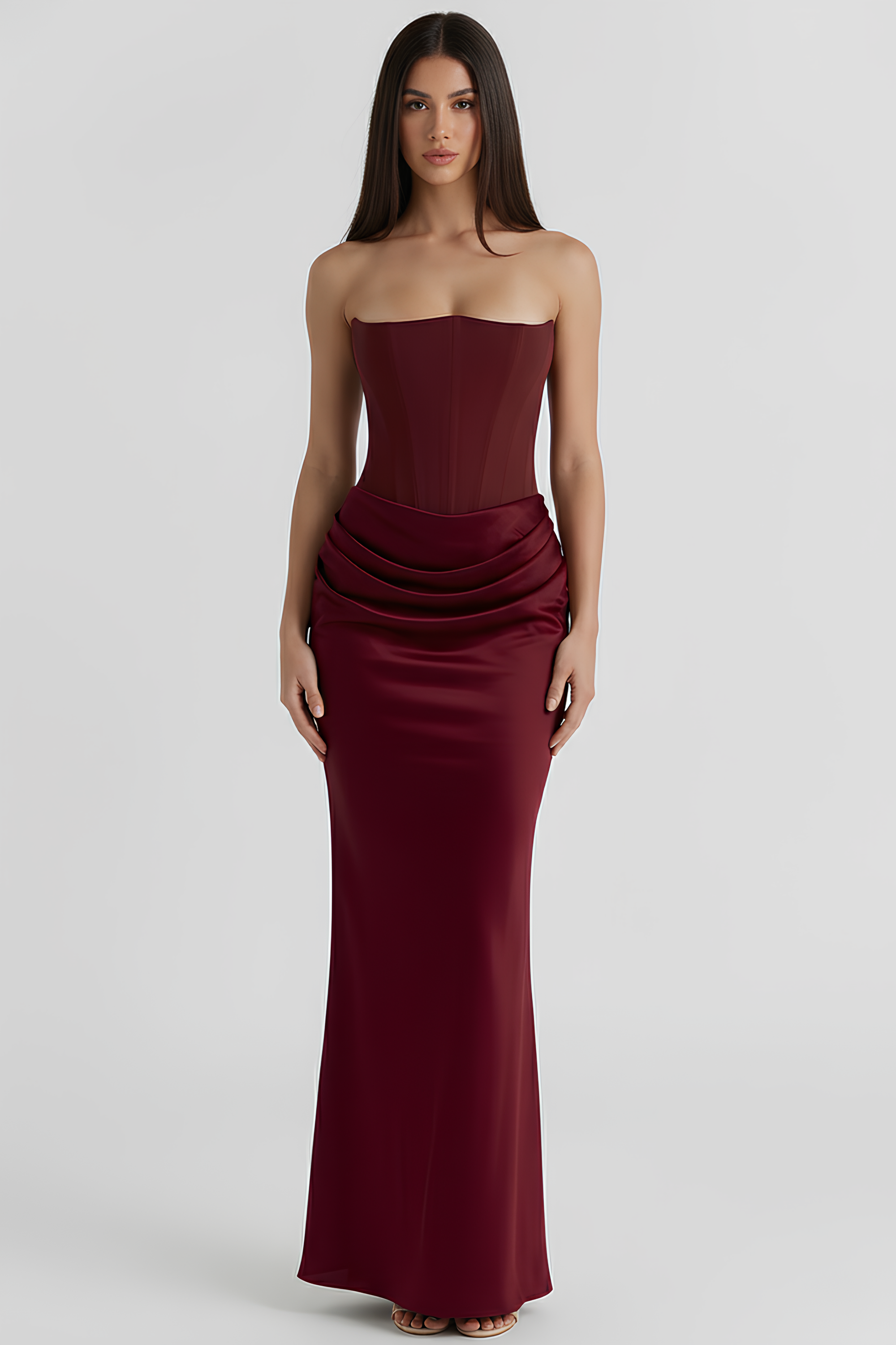 Robe longue gainante Lilly