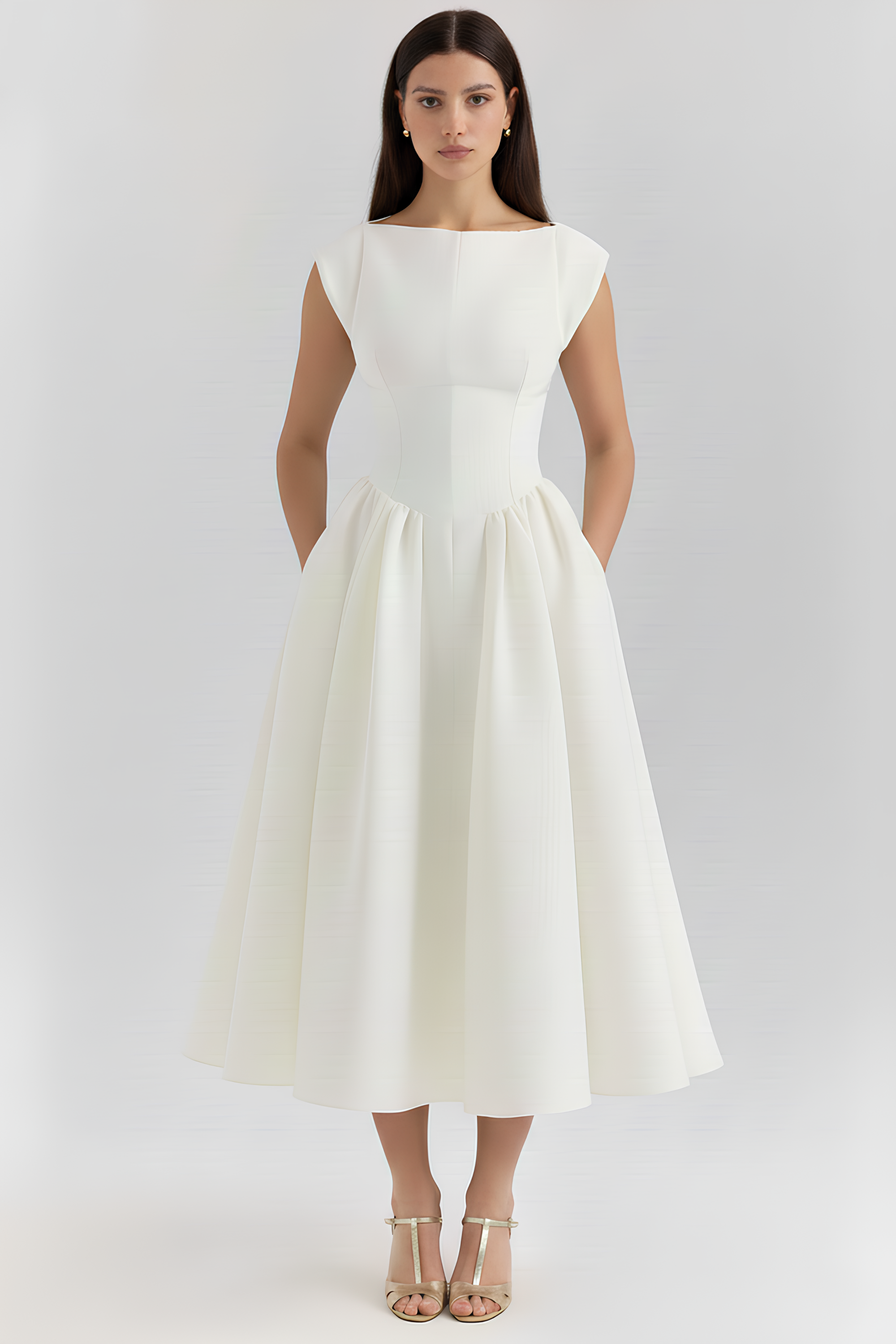 Robe mi-longue Agnès