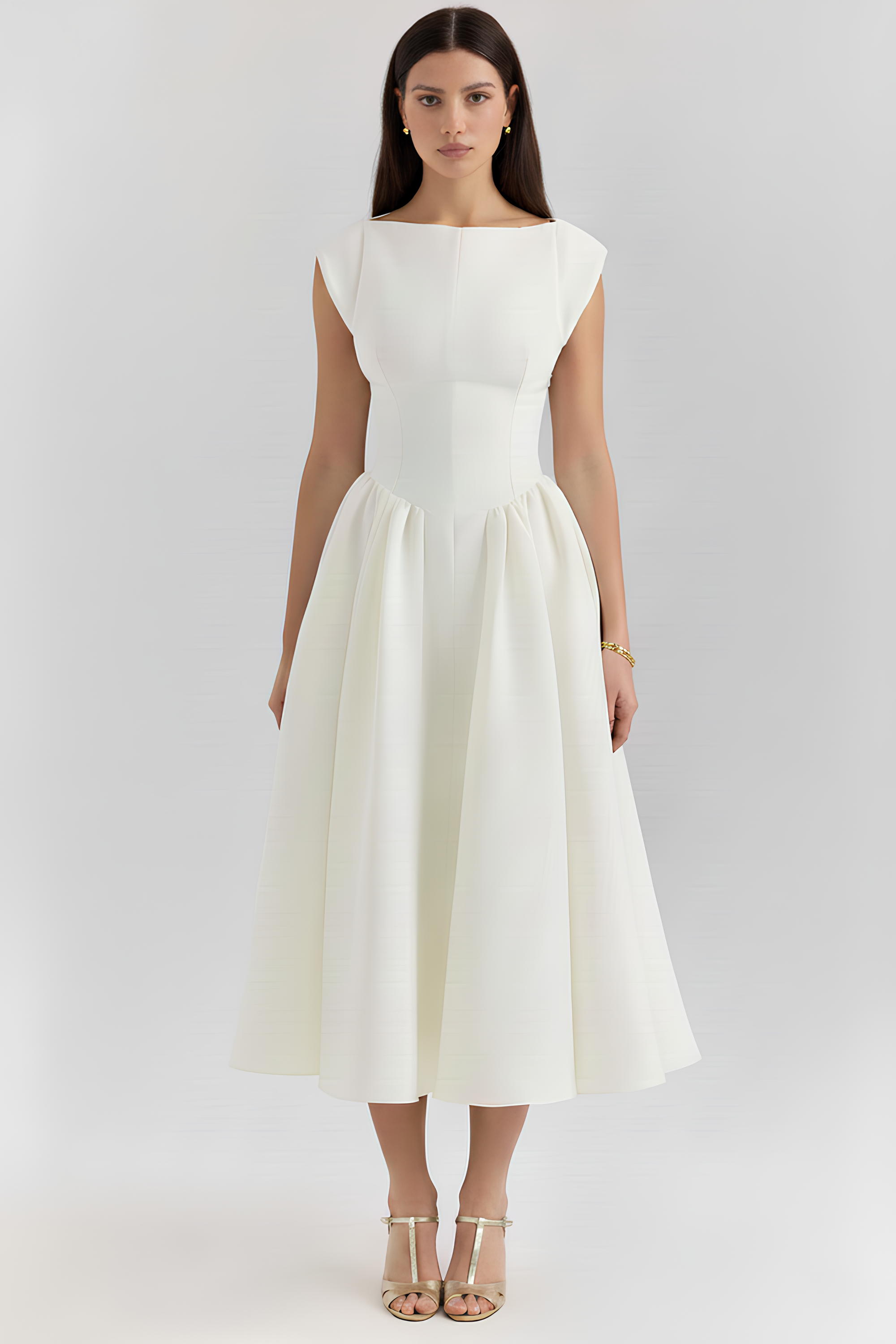 Robe mi-longue Agnès