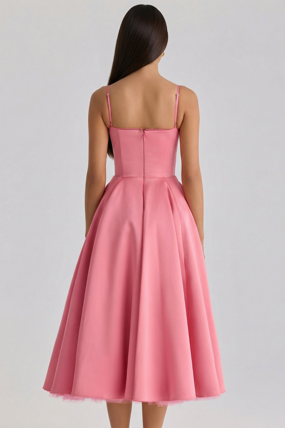 Robe mi-longue Cloe - Double épaisseur