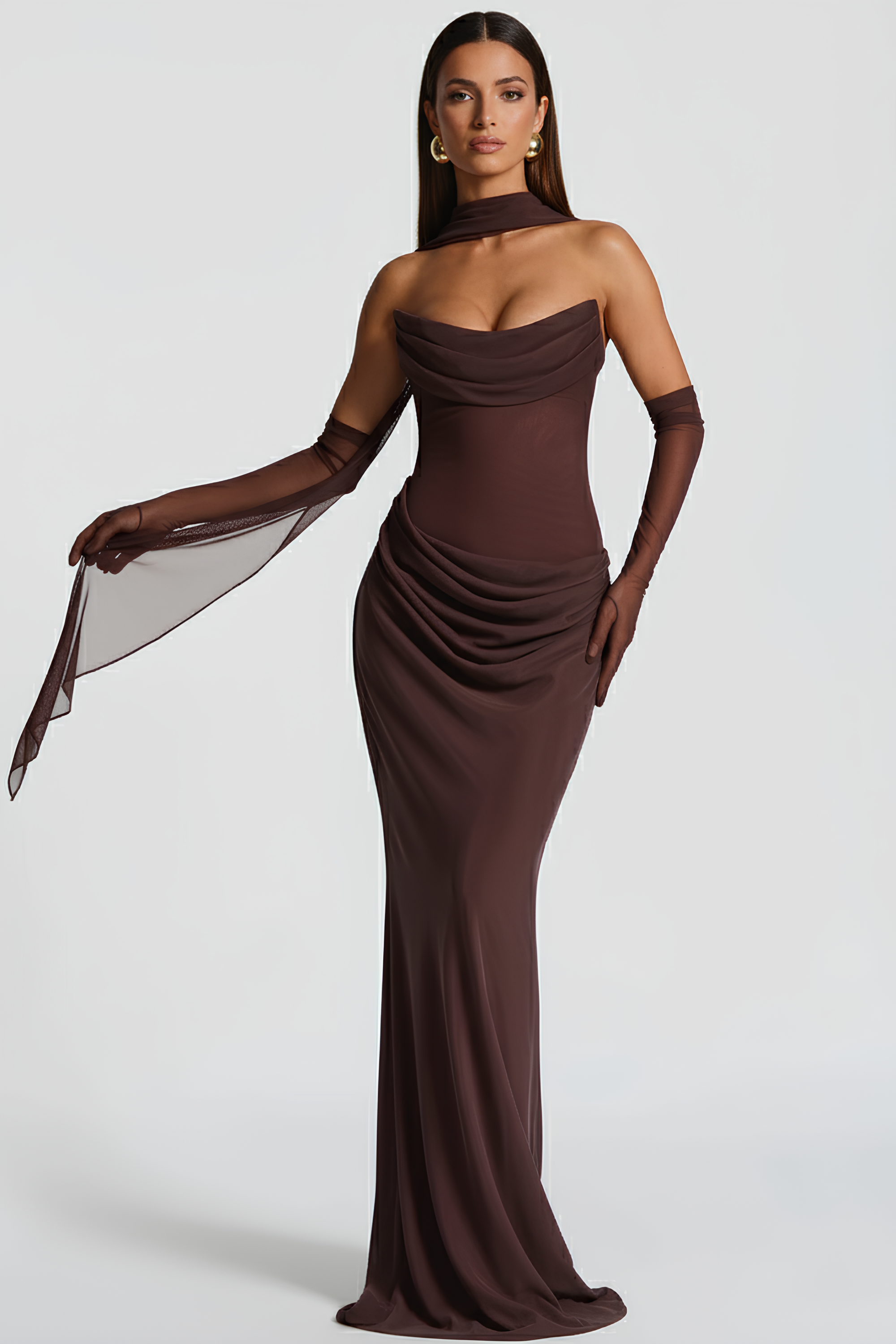 Robe bustier longue Alessia