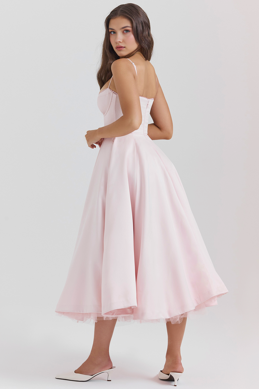 Robe mi-longue Cloe - Double épaisseur