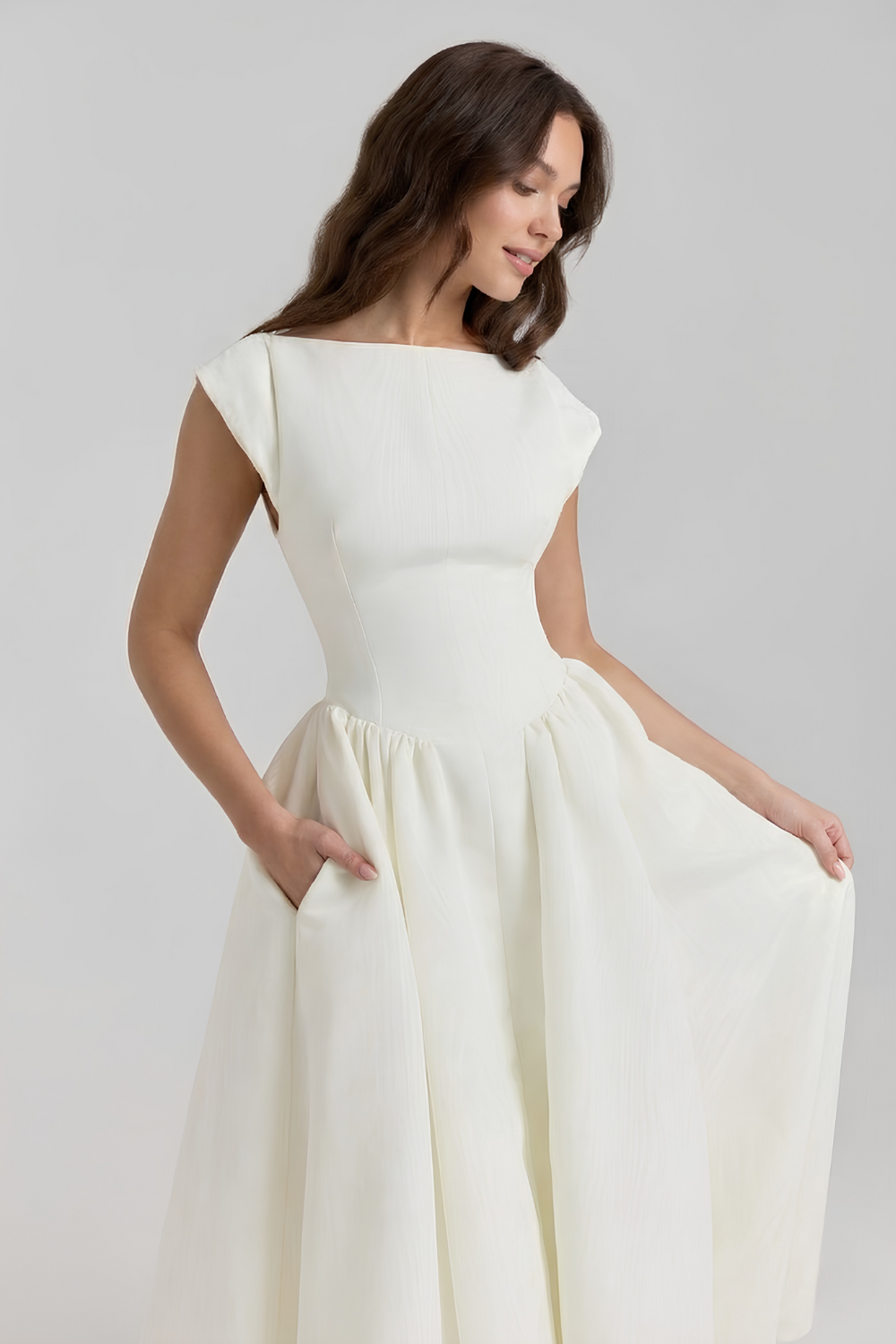 Robe mi-longue Agnès