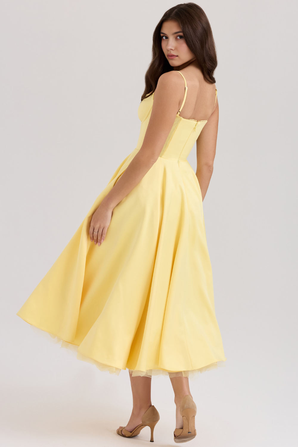 Robe mi-longue Cloe - Double épaisseur
