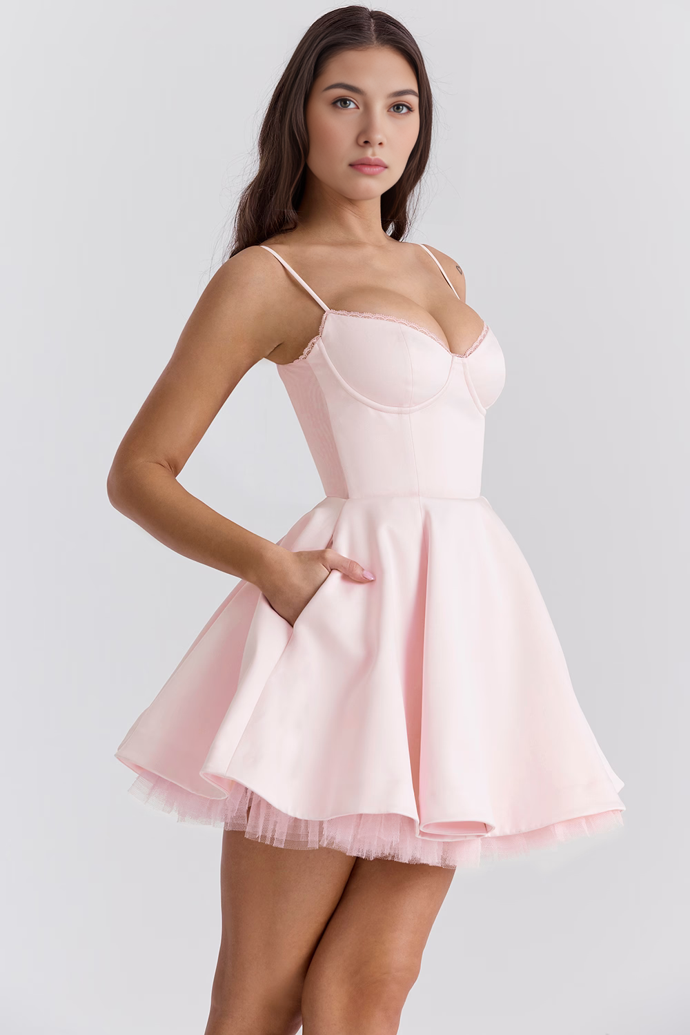 Robe courte Cloe - Double épaisseur