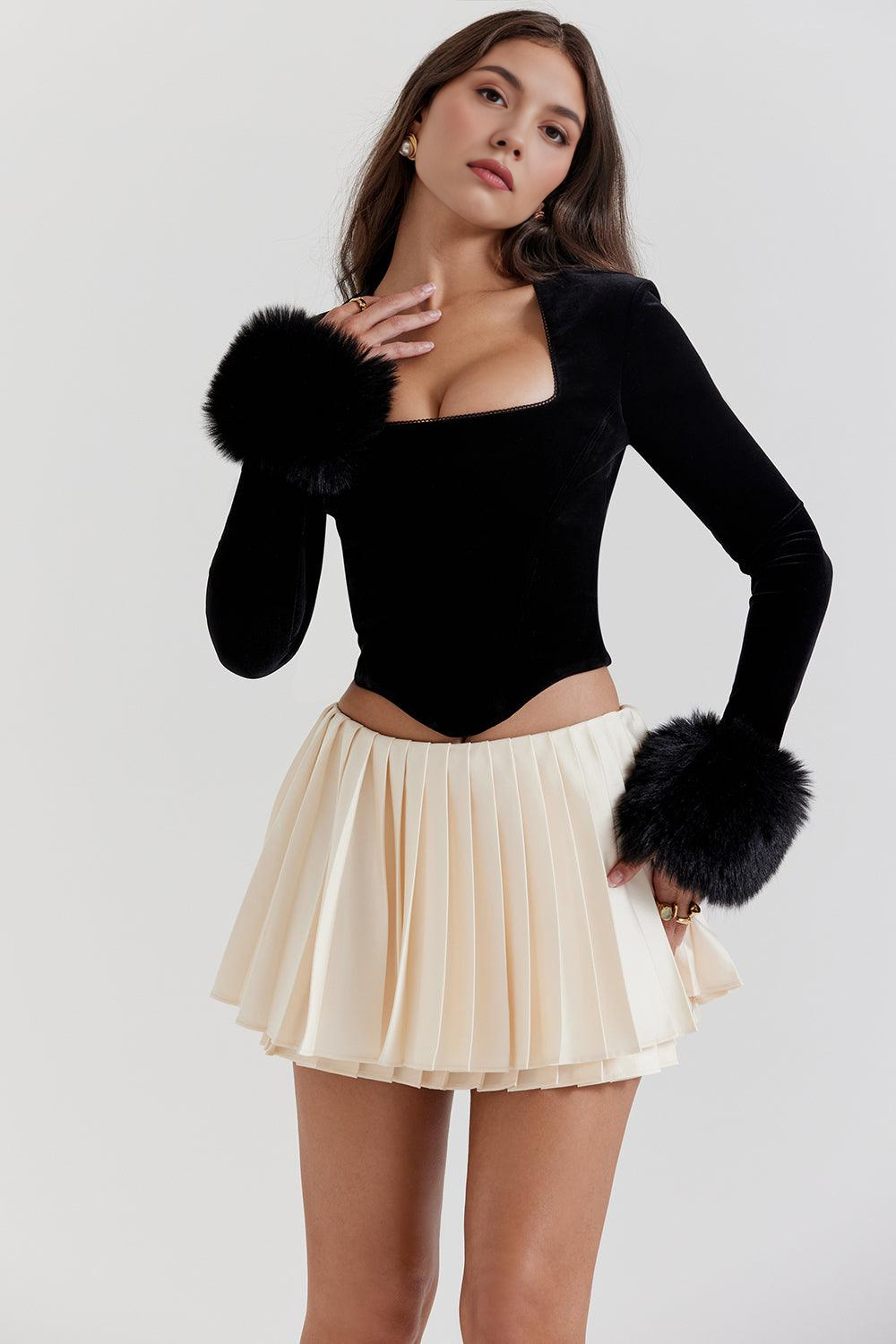 CORSET EN VELOURS MALU