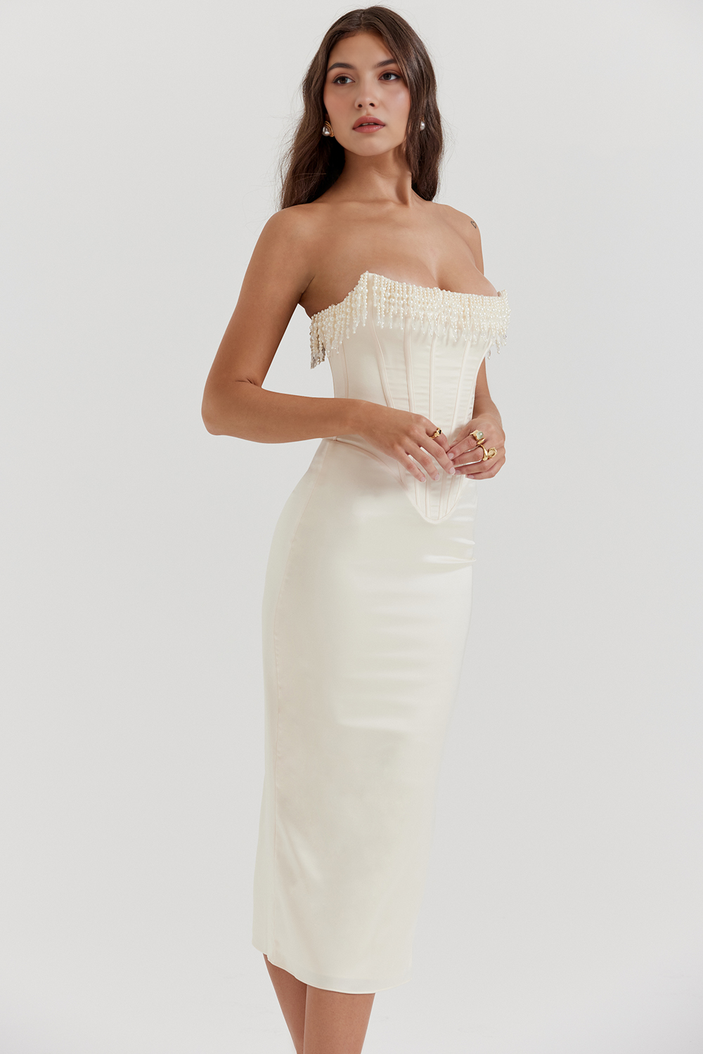 Robe Corset Luiza - Blanc