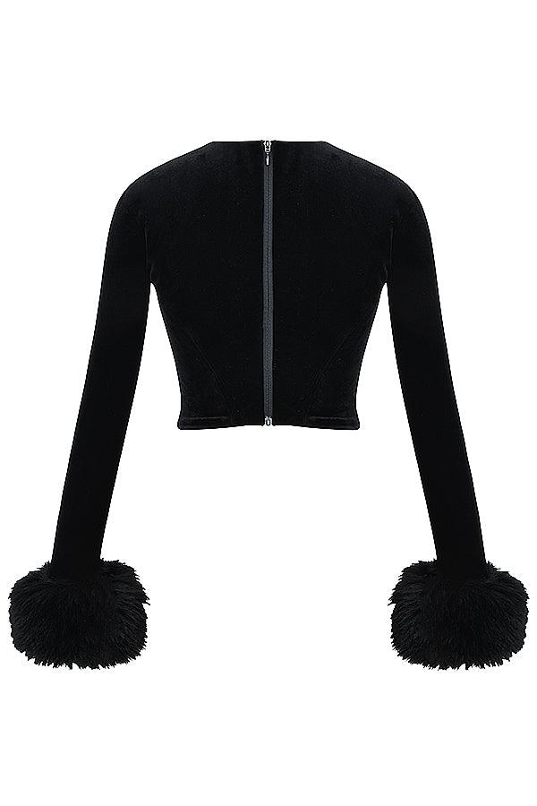 CORSET EN VELOURS MALU